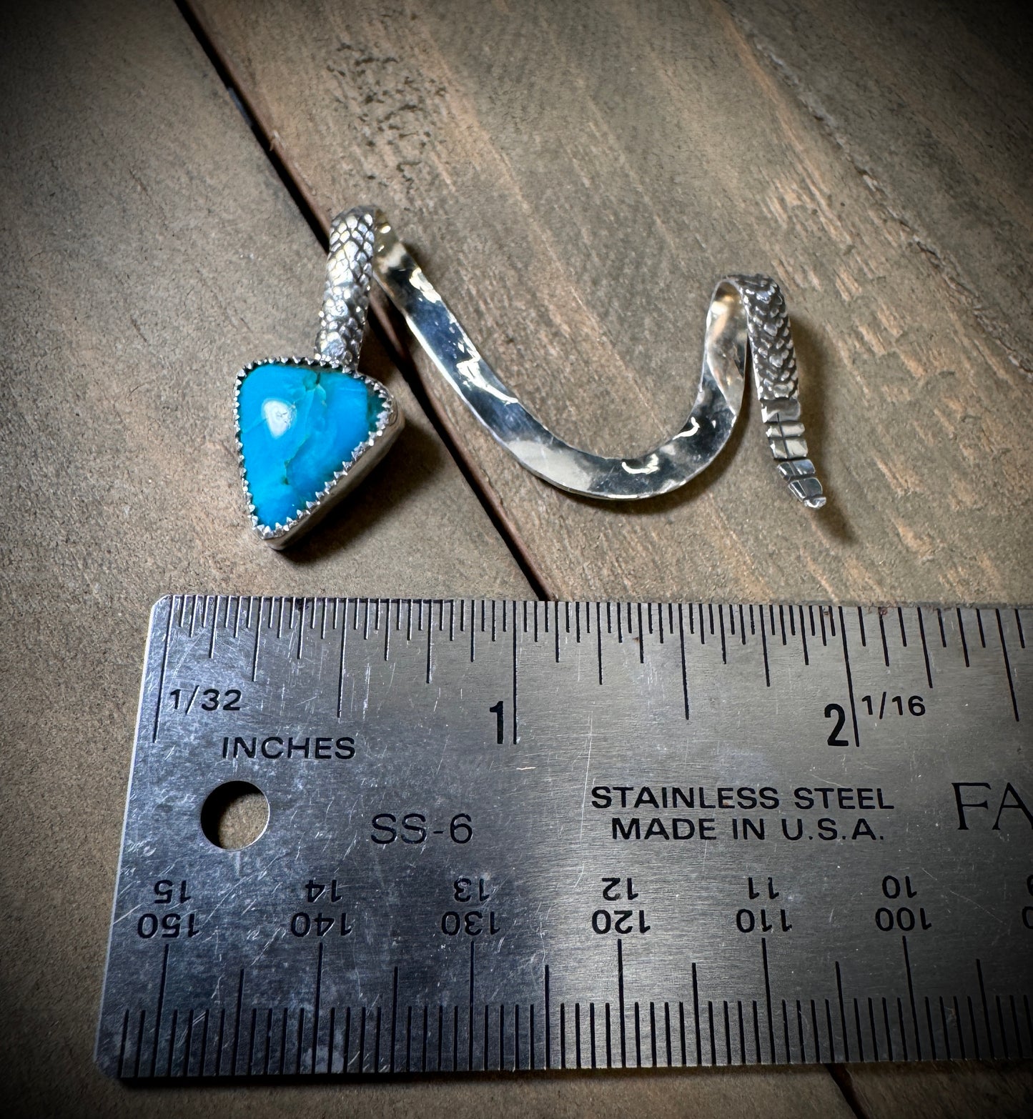 Brim Snake with Turquoise