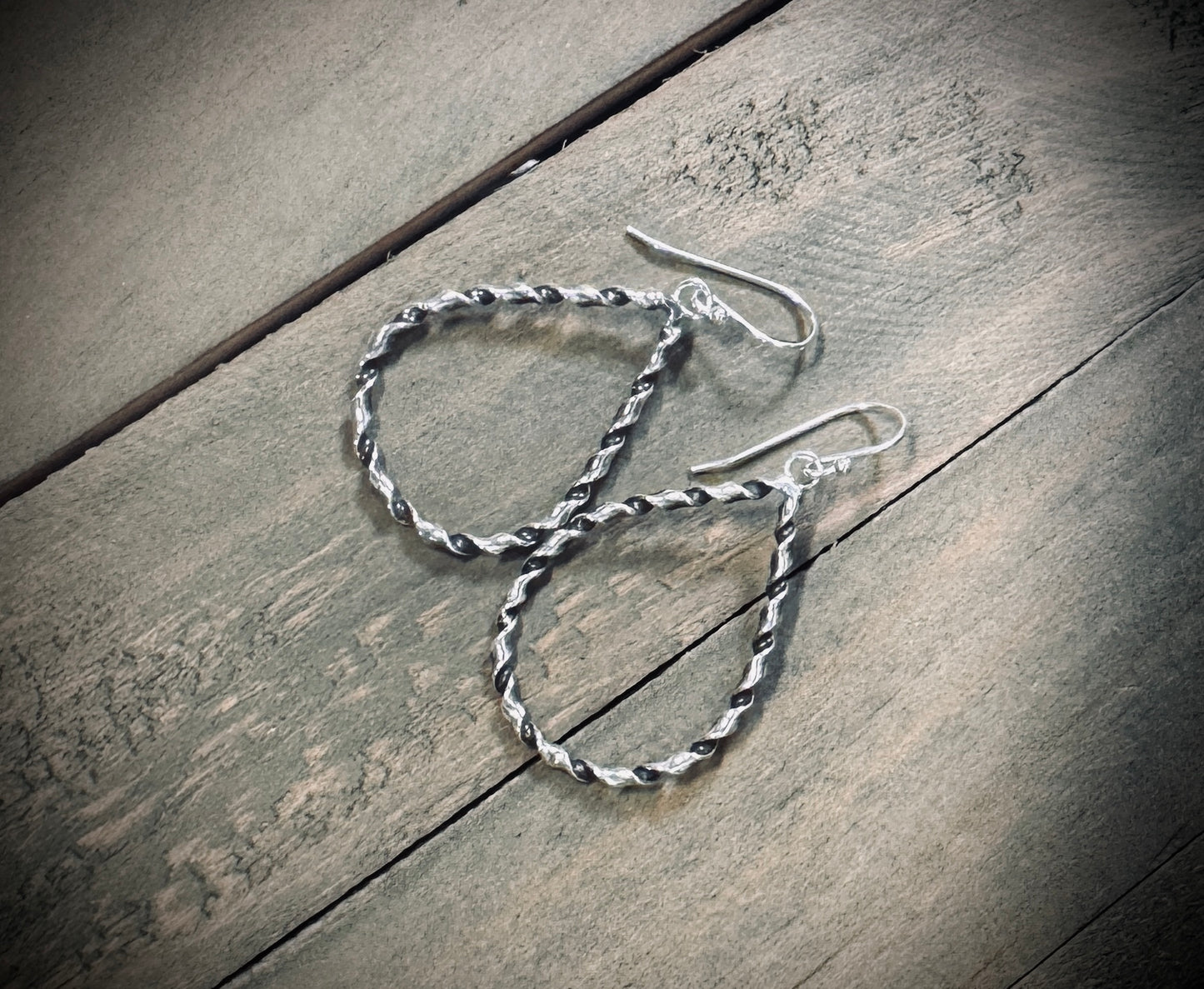 Twisted Teardrop Earrings