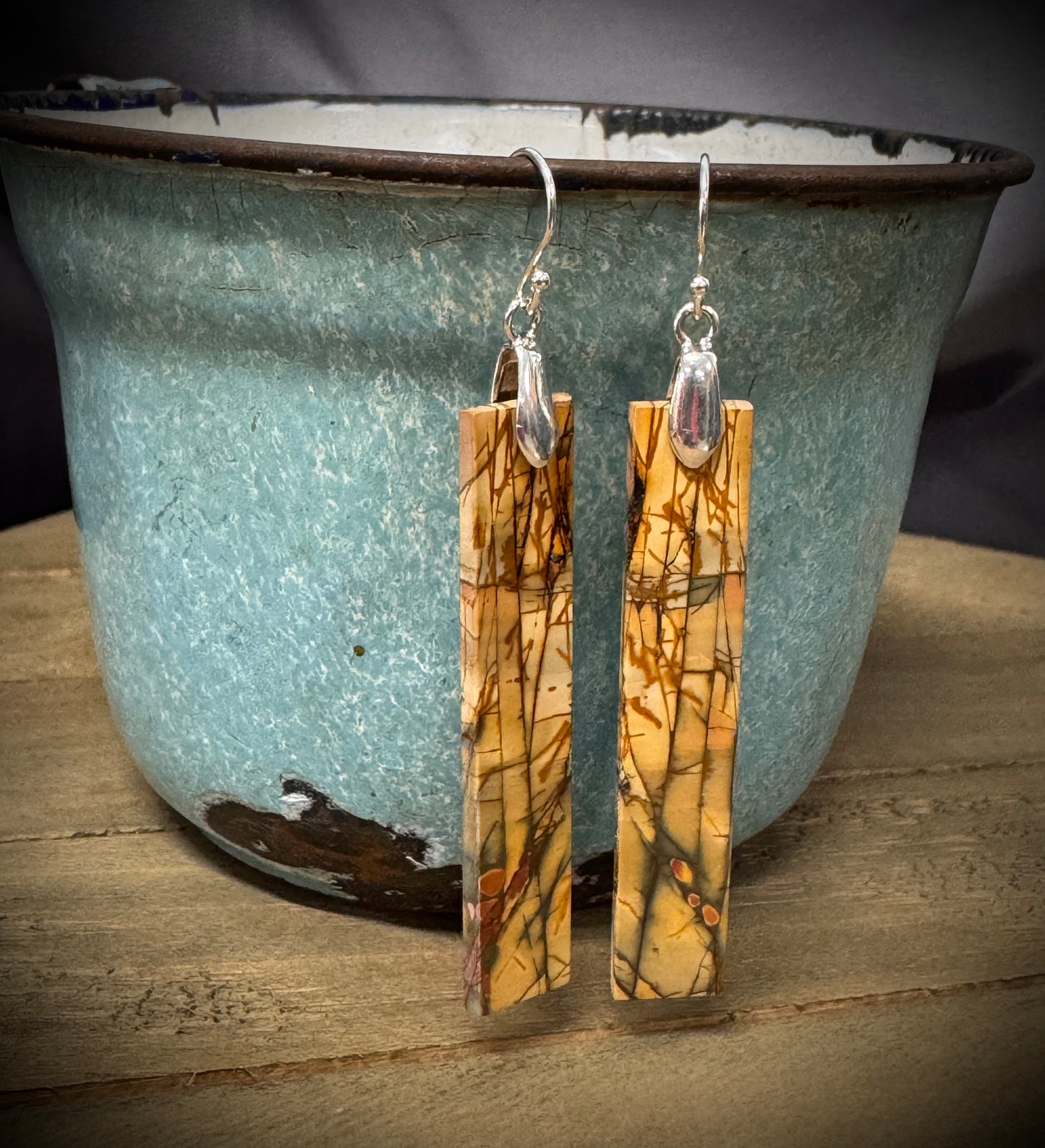 Red Creek Jasper Earrings #11