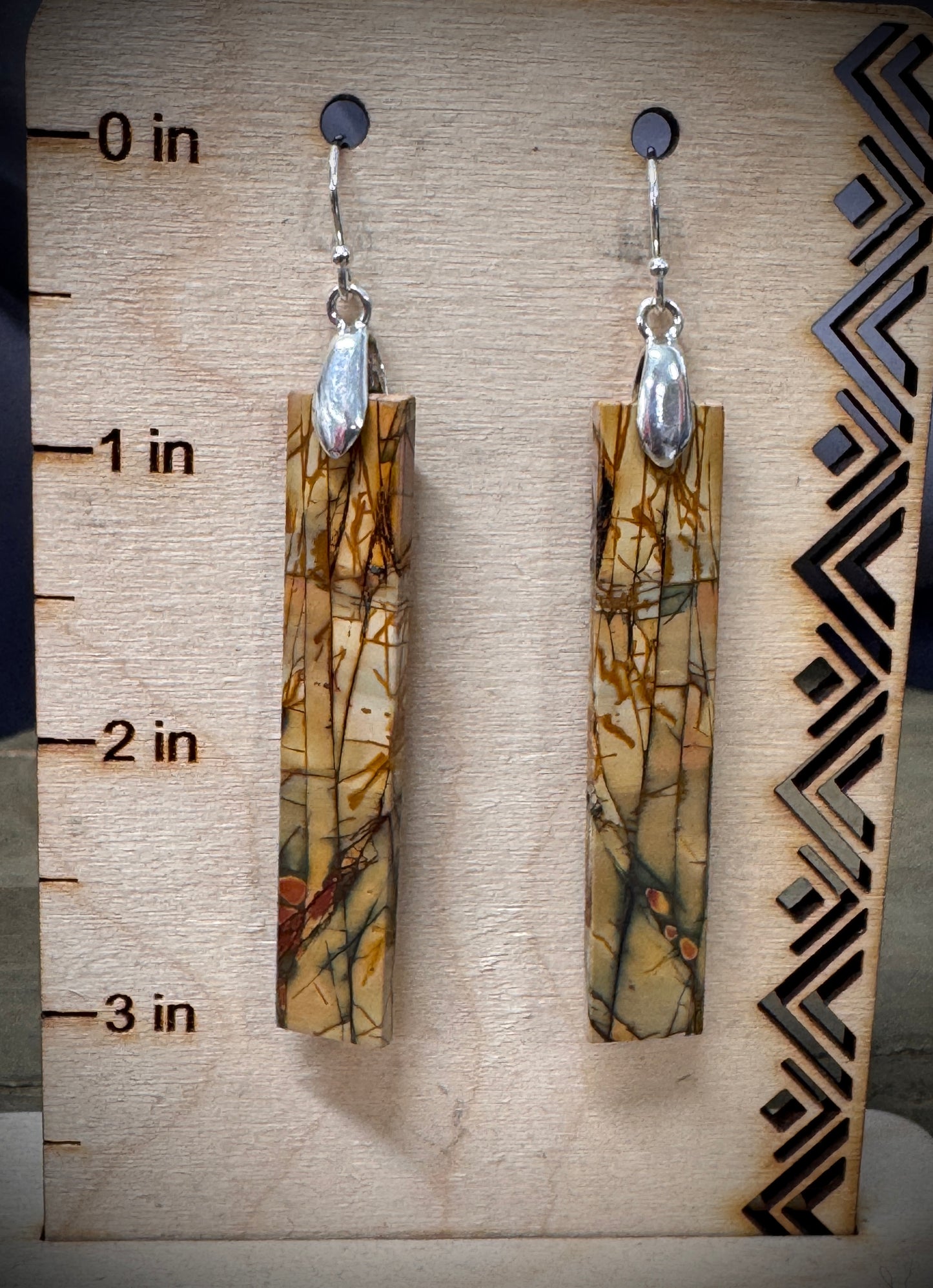 Red Creek Jasper Earrings #11