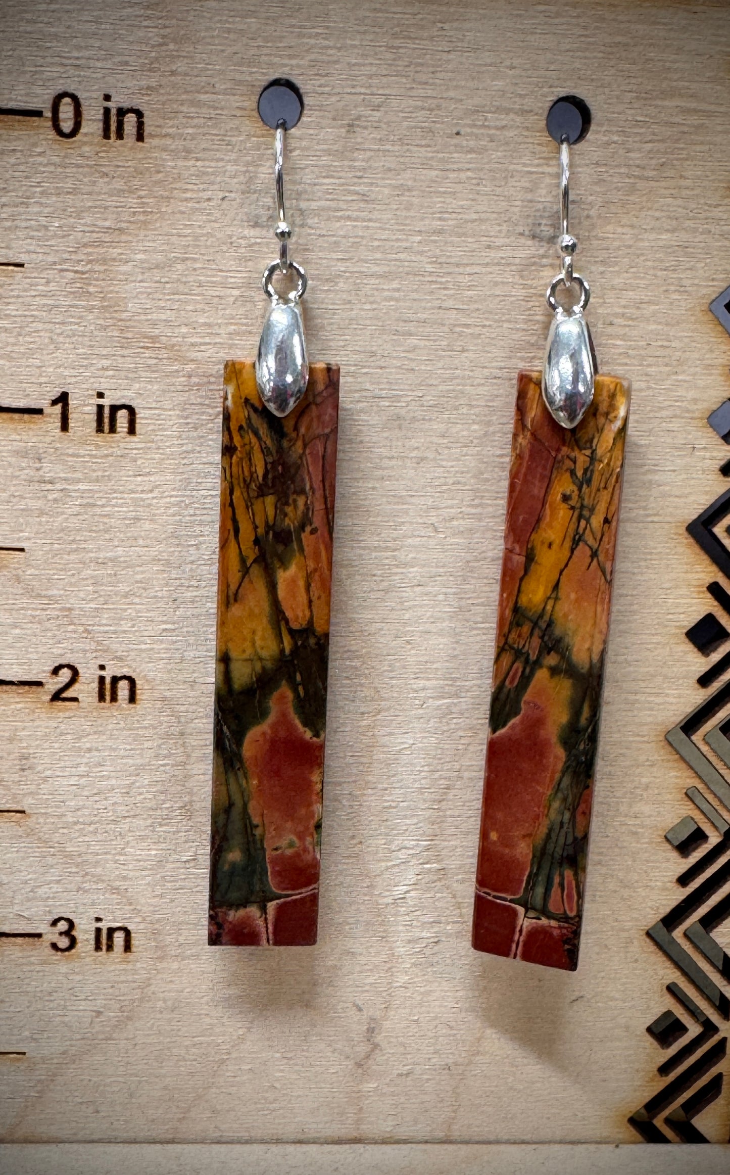Red Creek Jasper Earrings #12