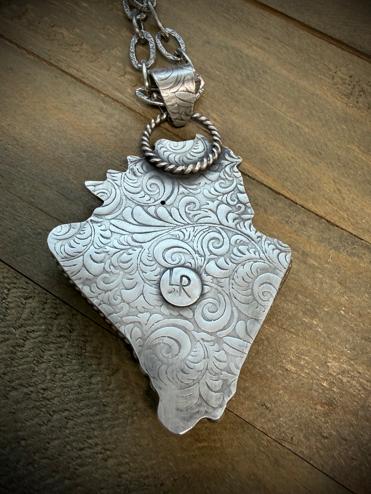 Wild Horse and Turquoise Pendant