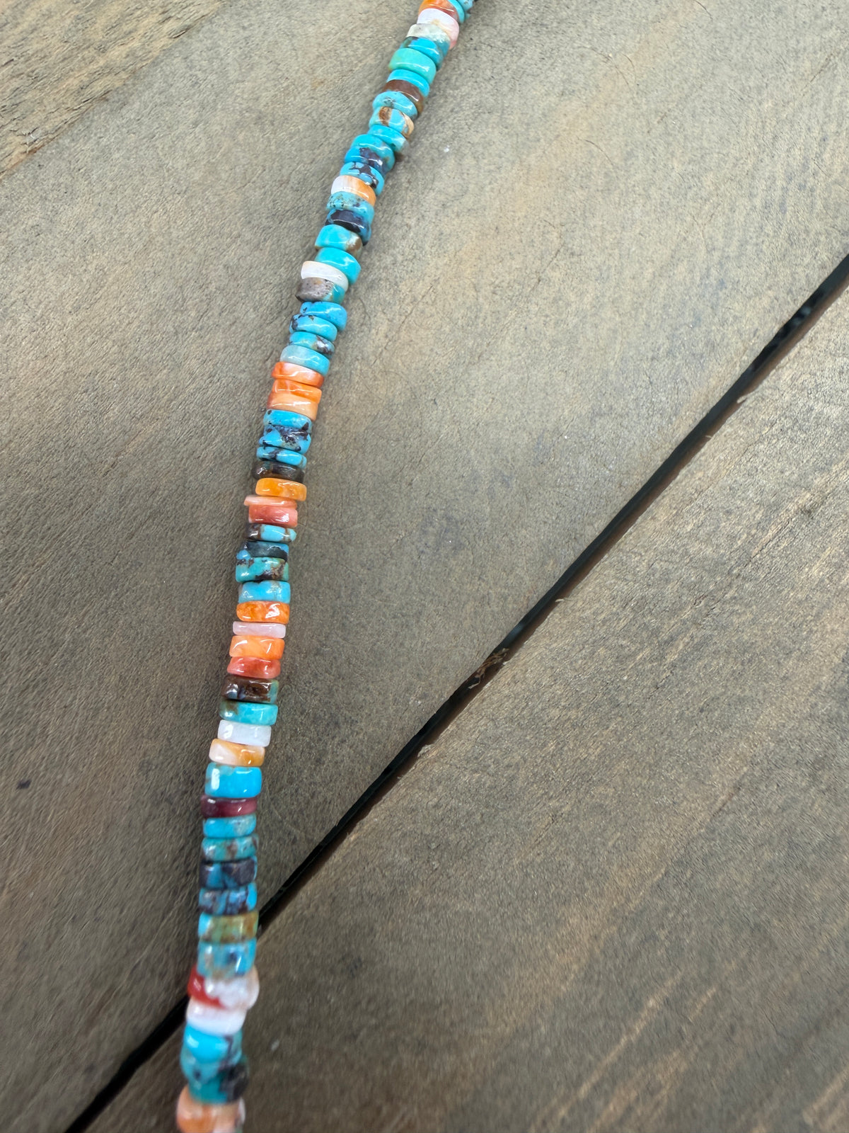 Turquoise and Spiny Oyster Necklace