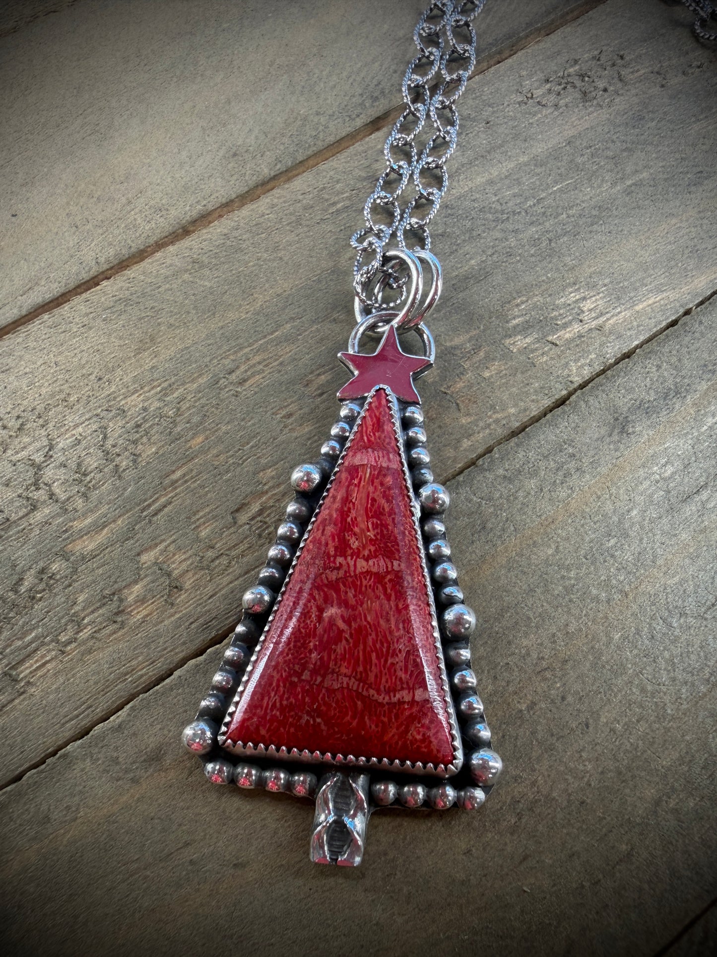 Red Coral Christmas Tree