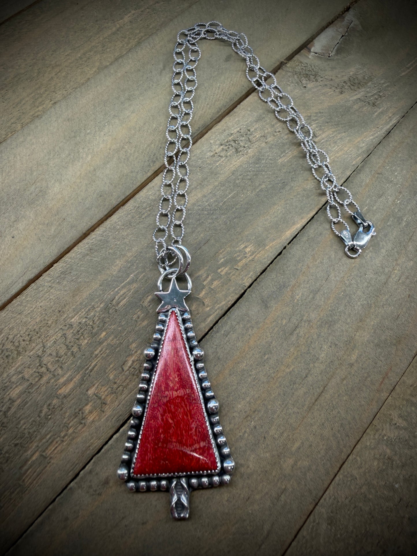 Red Coral Christmas Tree