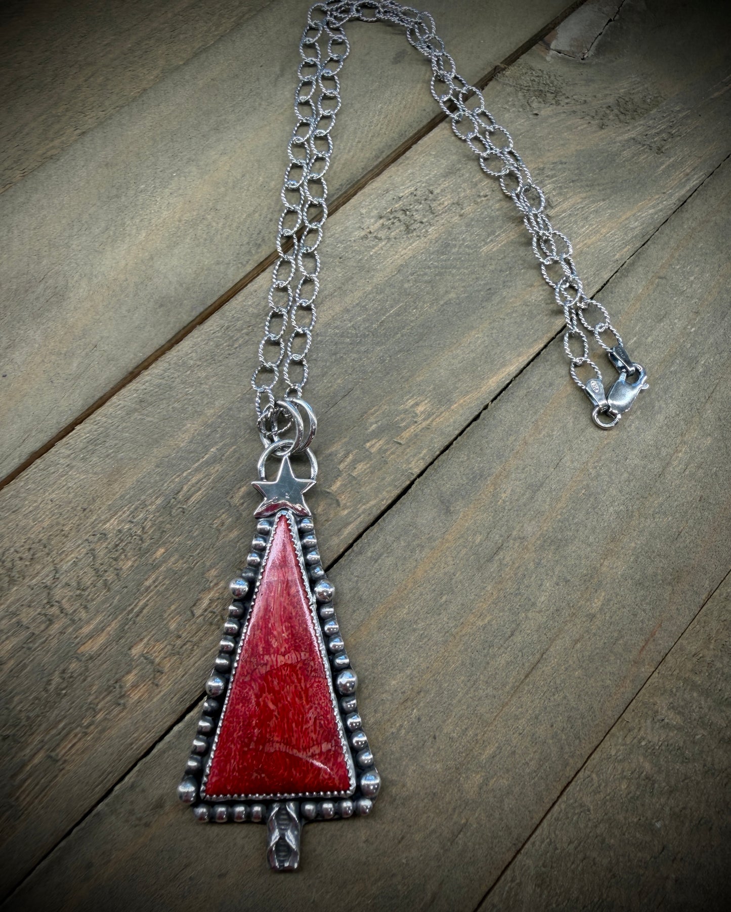Red Coral Christmas Tree