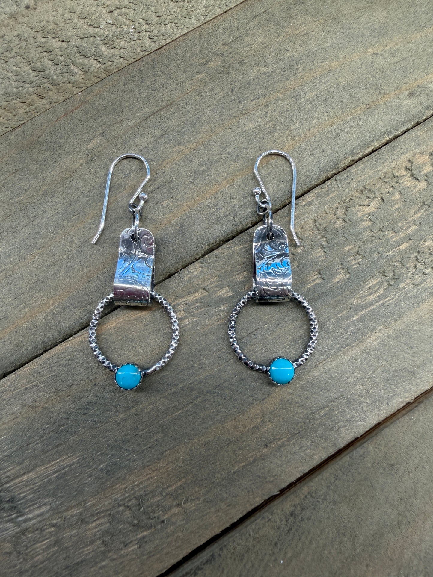 Turquoise Hoop Earrings