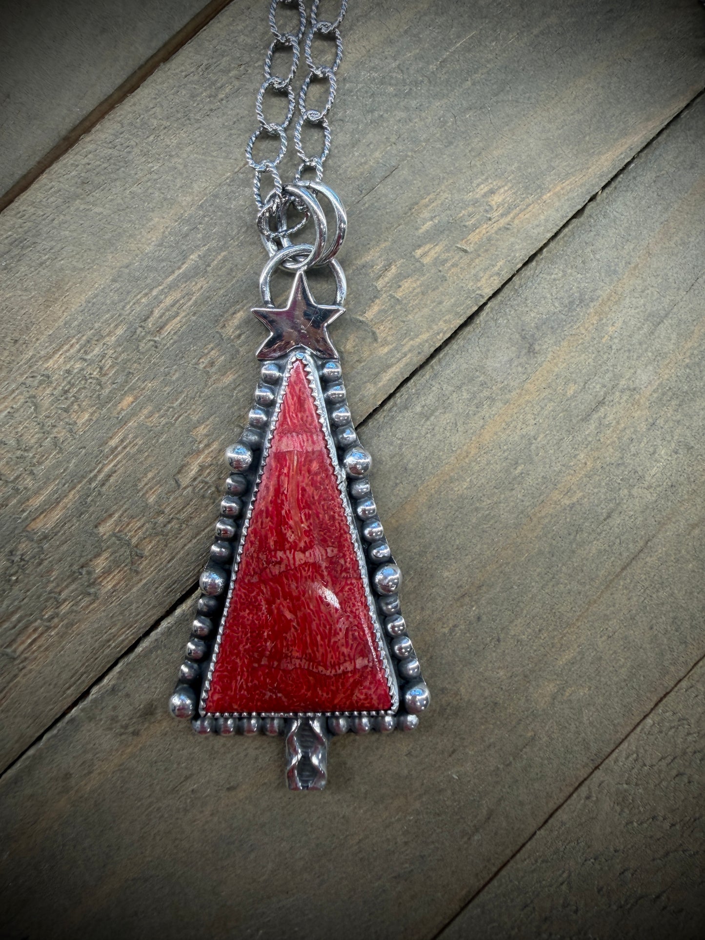 Red Coral Christmas Tree