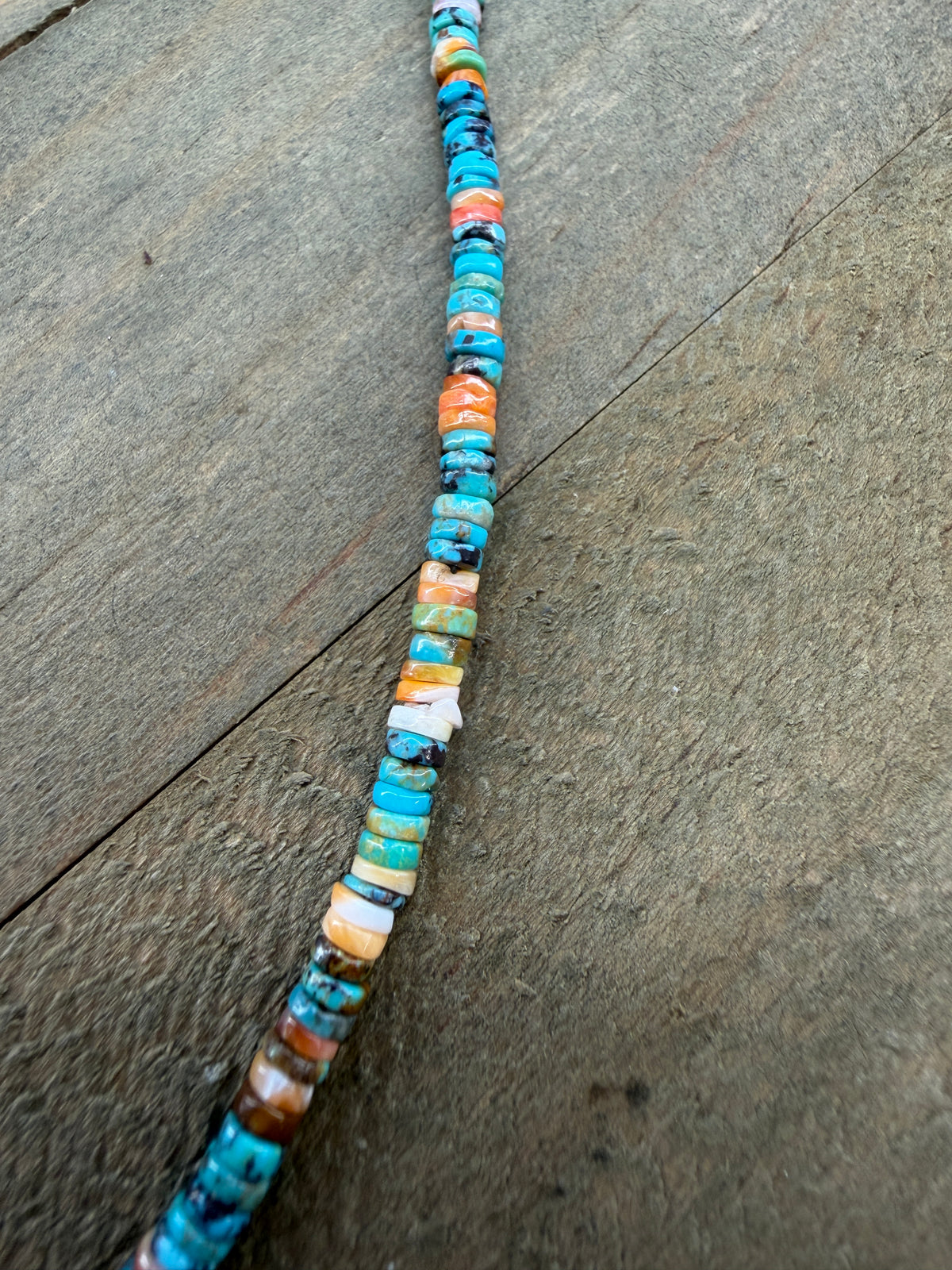 Turquoise and Spiny Oyster Necklace