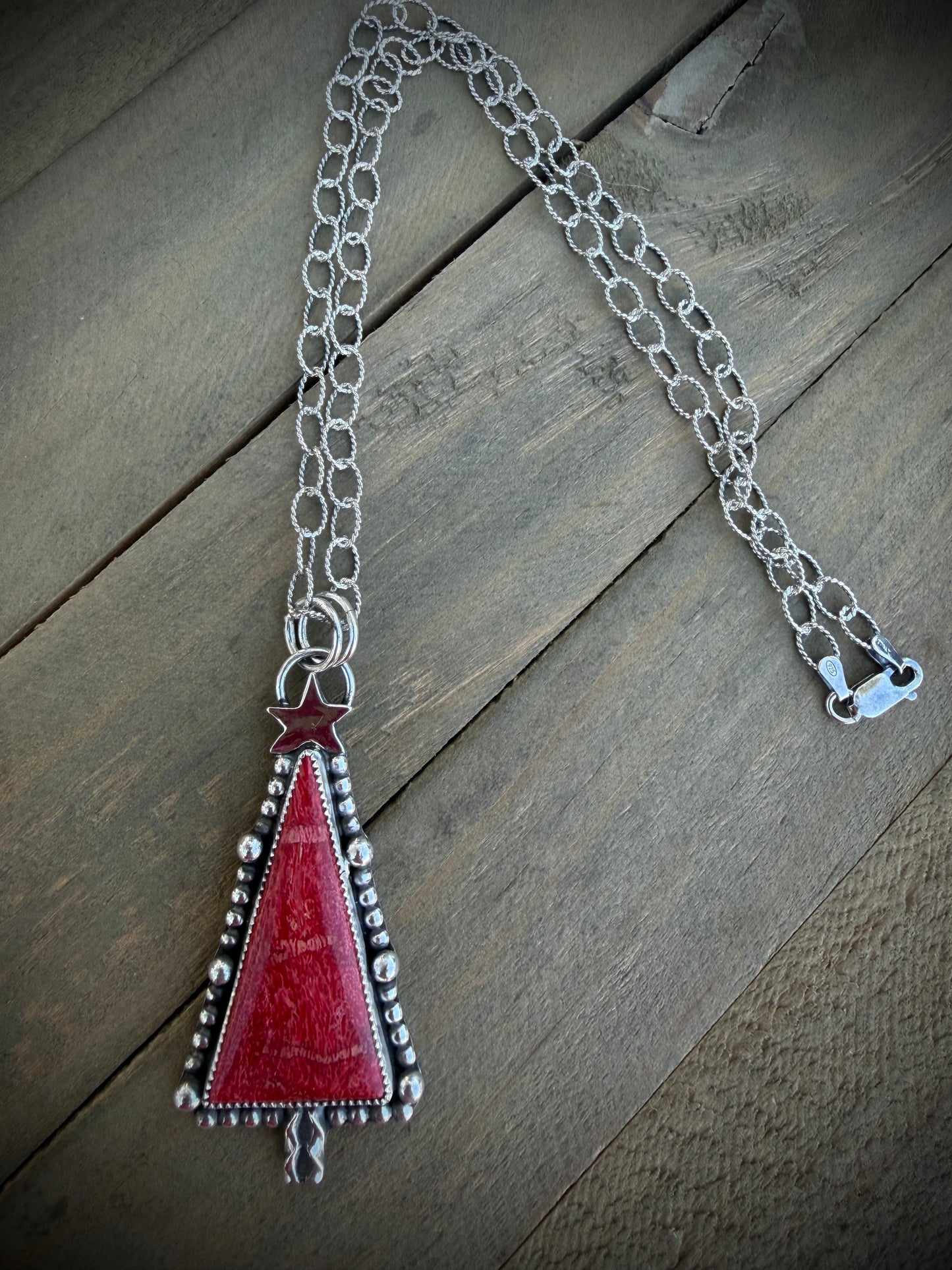 Red Coral Christmas Tree
