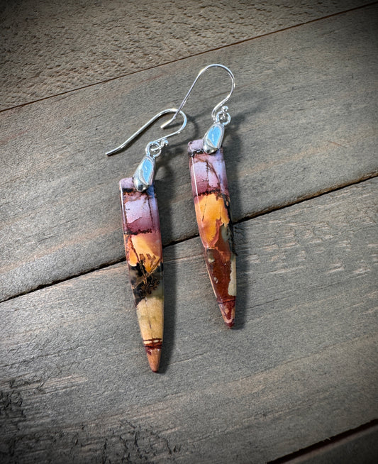 Red Creek Jasper Slab Earrings #9