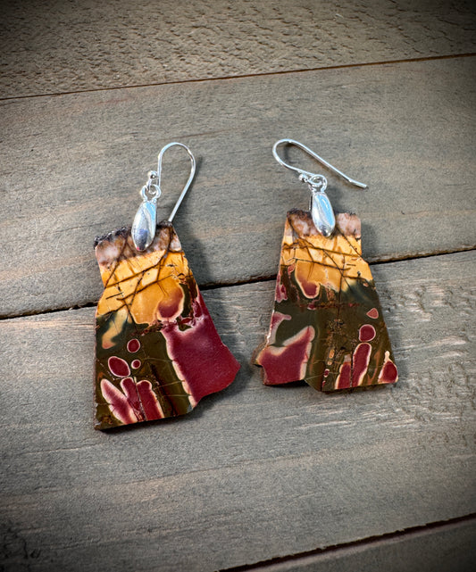 Red Creek Jasper Earrings #1