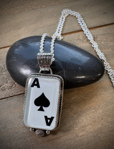 Ace of Spades Necklace