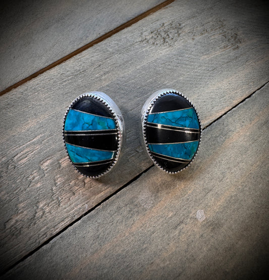 Inlay Post Earrings