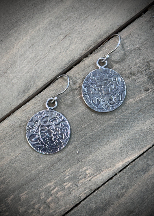 Western Daisy Dangle Earrings - #1