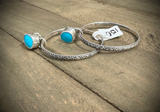 Turquoise Hoop Earring