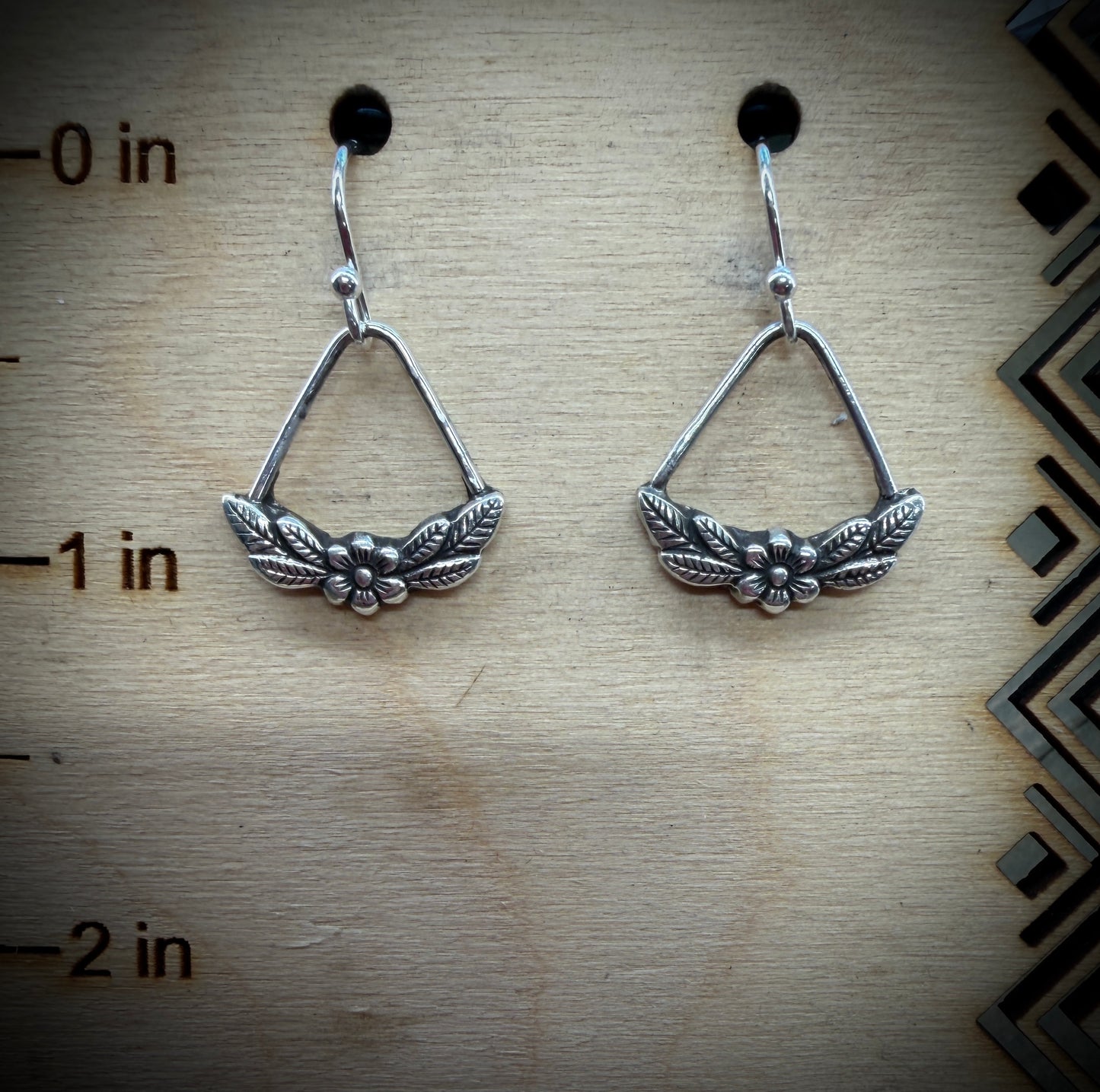 Floral and Leaf Earrings