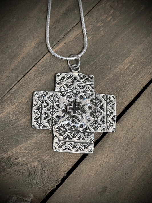 Southwest Cross Necklace