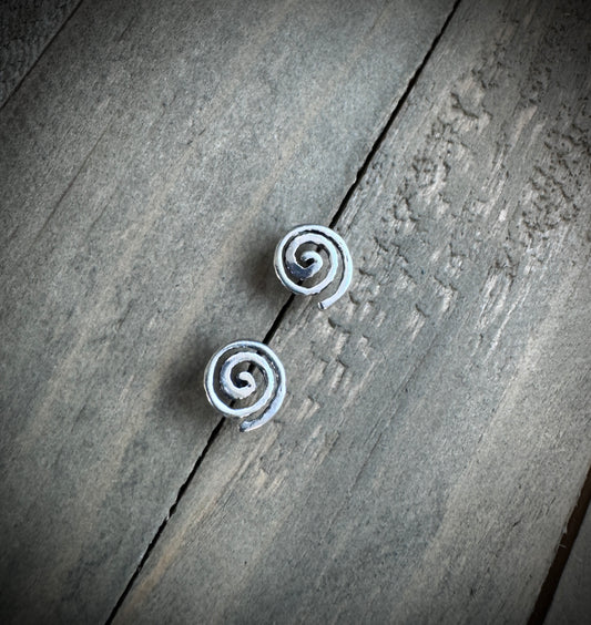 Petroglyph Swirl Earrings