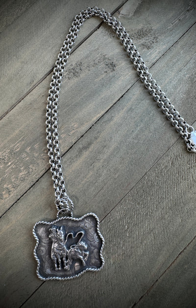Calf Roper Necklace