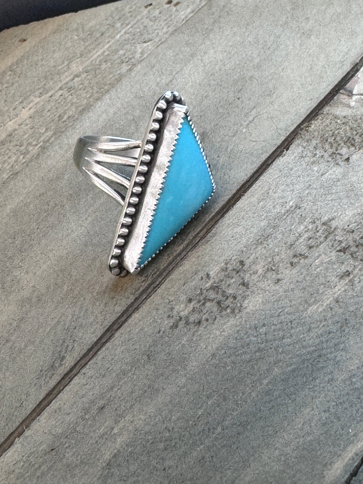 Turquoise Triangle Ring