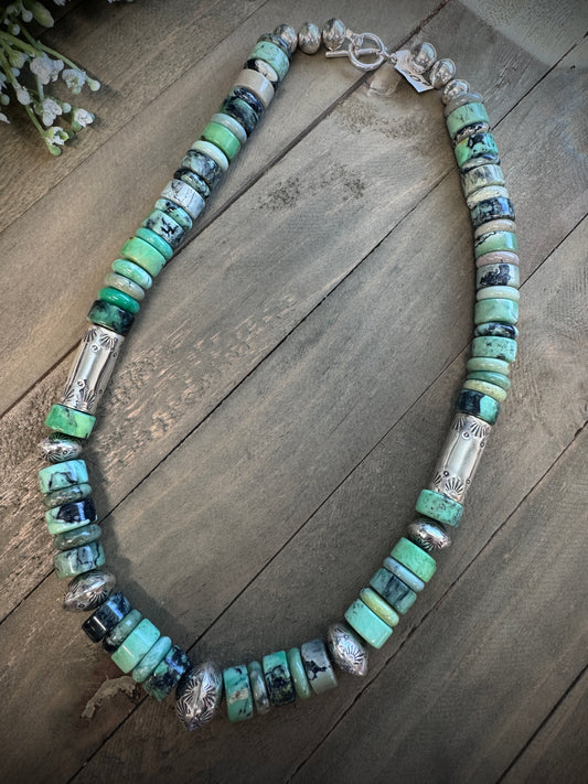 Variscite Beaded Necklace