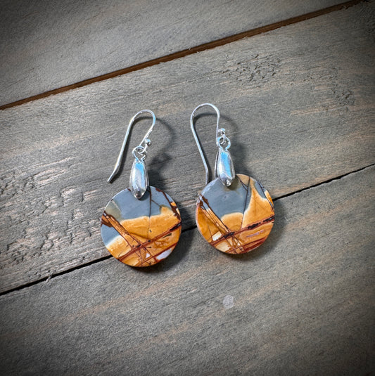 Red Jasper Earrings #4