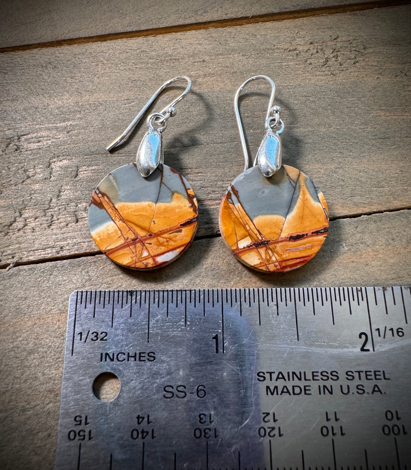 Red Jasper Earrings #4