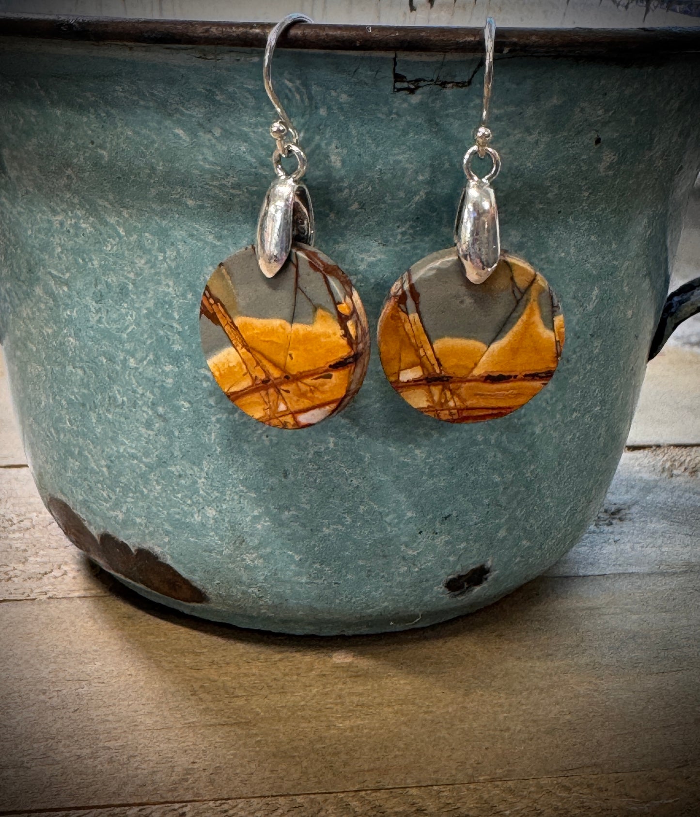Red Jasper Earrings #4