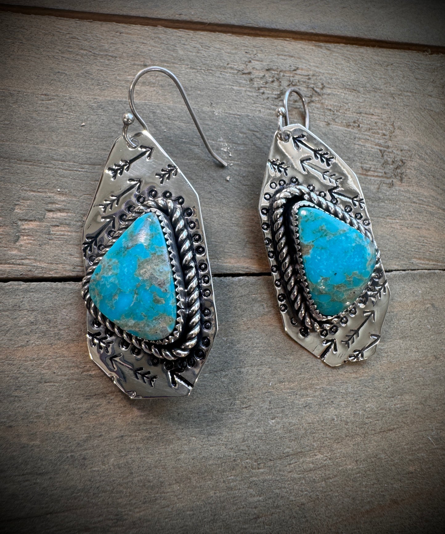 Turquoise with Arrows Earrings