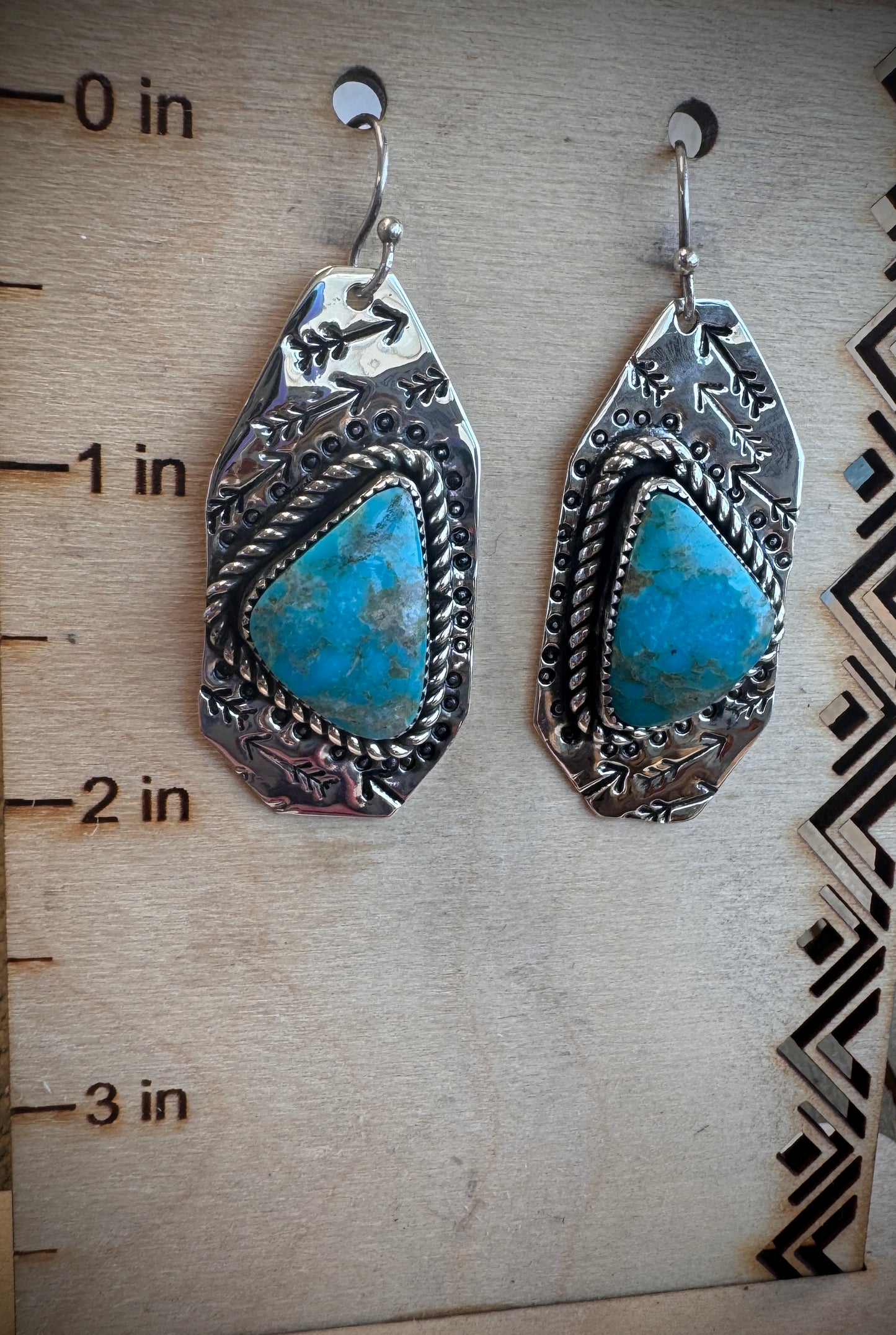 Turquoise with Arrows Earrings