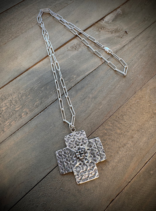 Southwest Cross Necklace