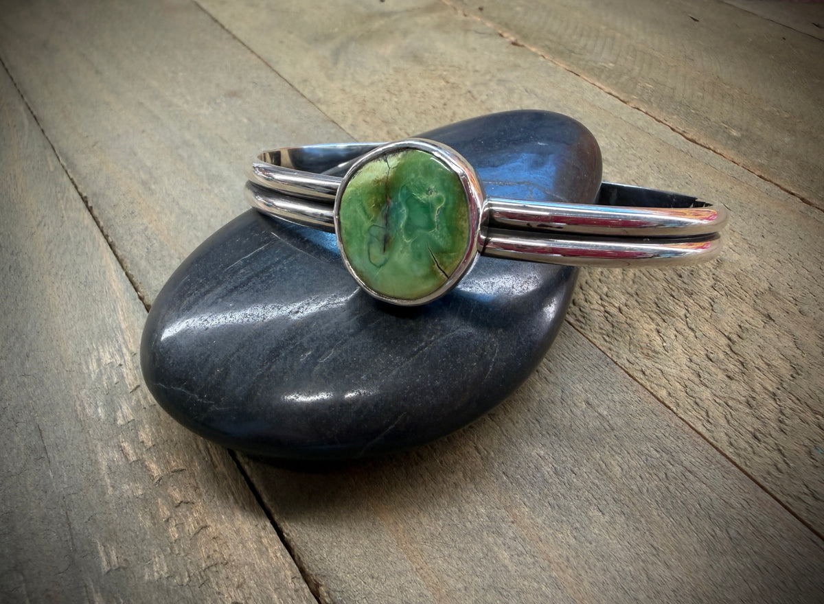 Sonoran Gold Turquoise Cuff Bracelet