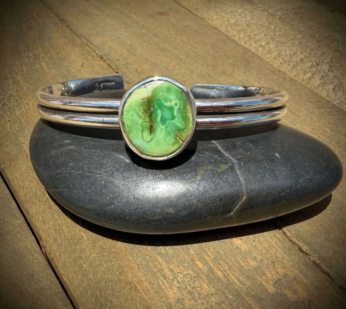 Sonoran Gold Turquoise Cuff Bracelet
