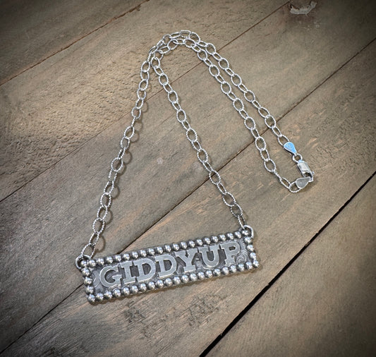 Giddyup Bar Necklace