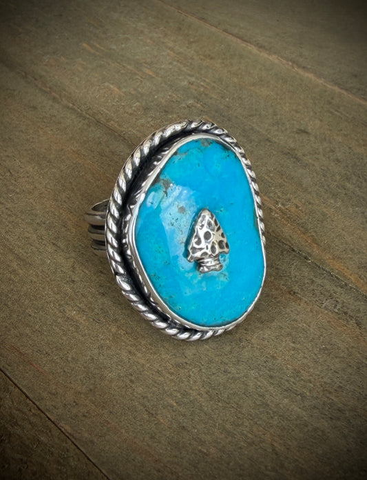 Arrowhead Turquoise Ring