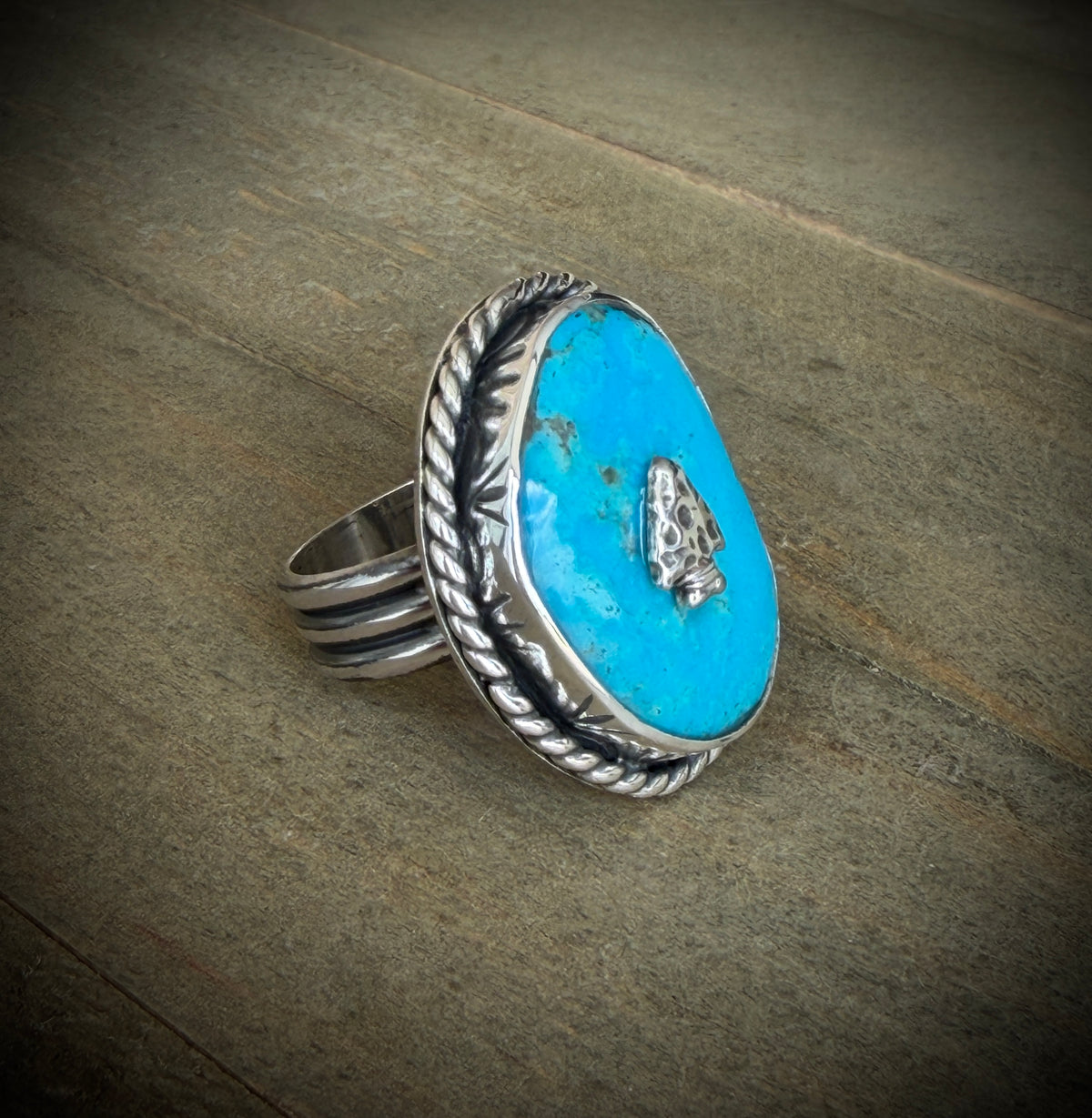 Arrowhead Turquoise Ring
