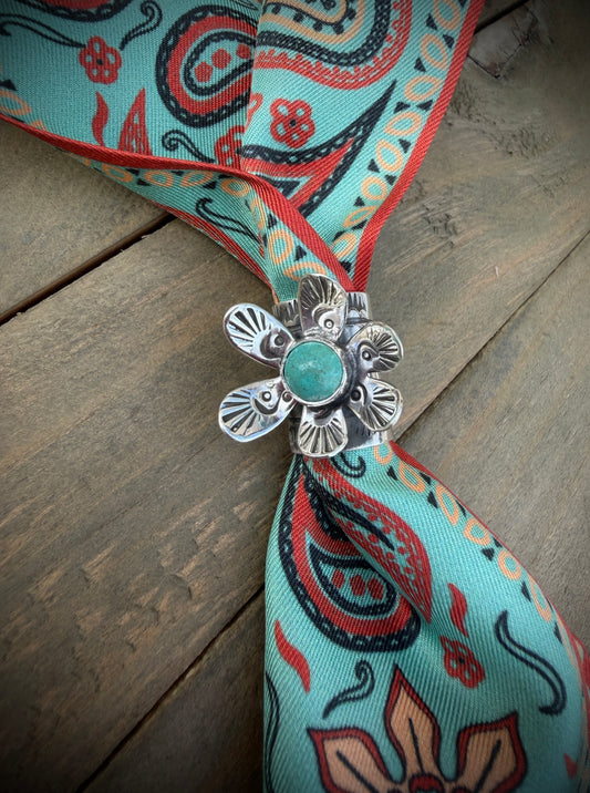 Flower Scarf Slide