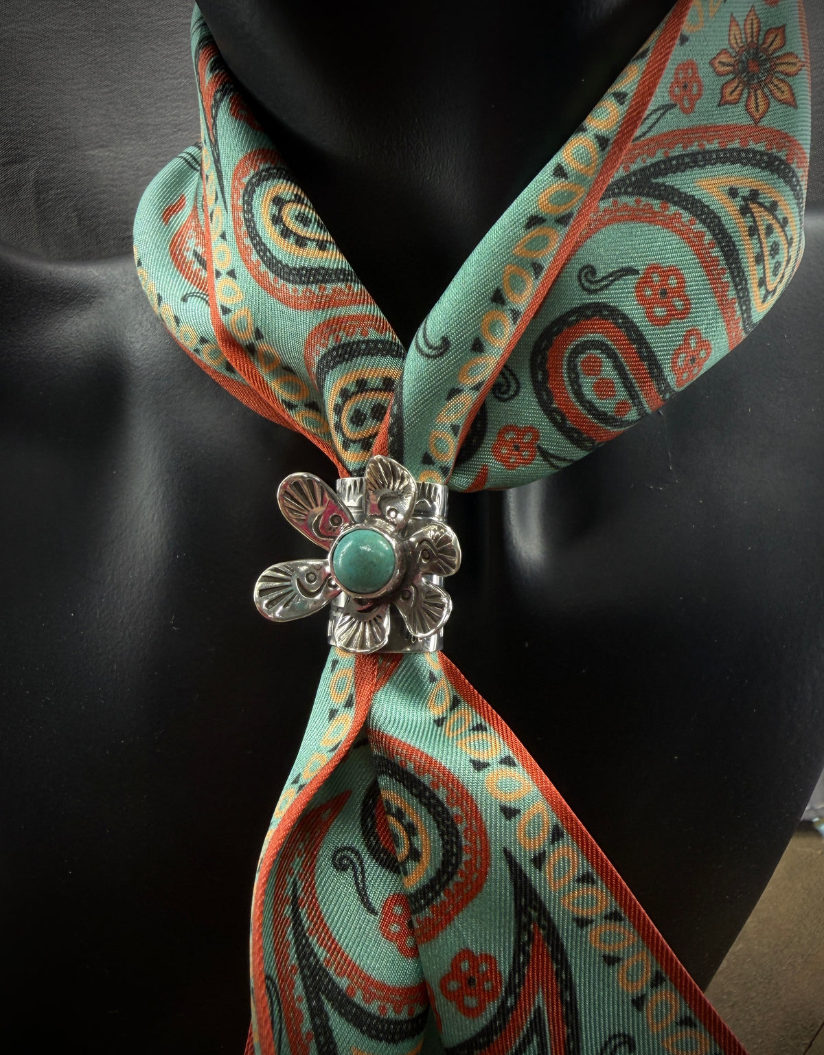 Flower Scarf Slide