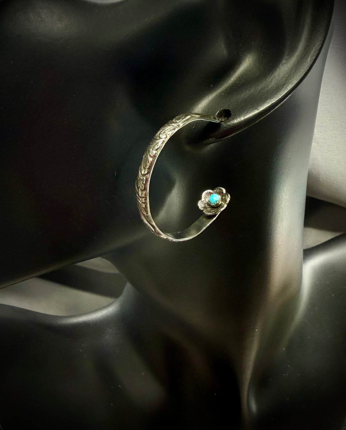 Hidden Flower with Turquoise #2