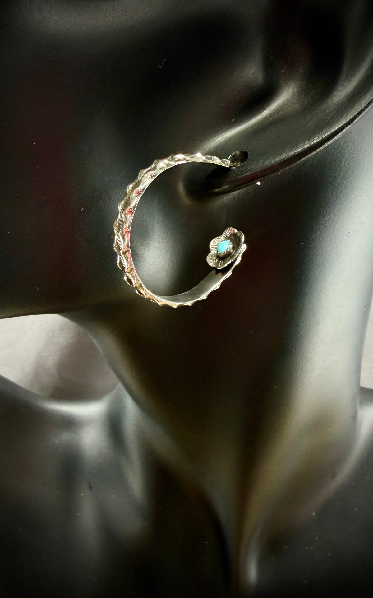 Hidden Flower with Turquoise #1