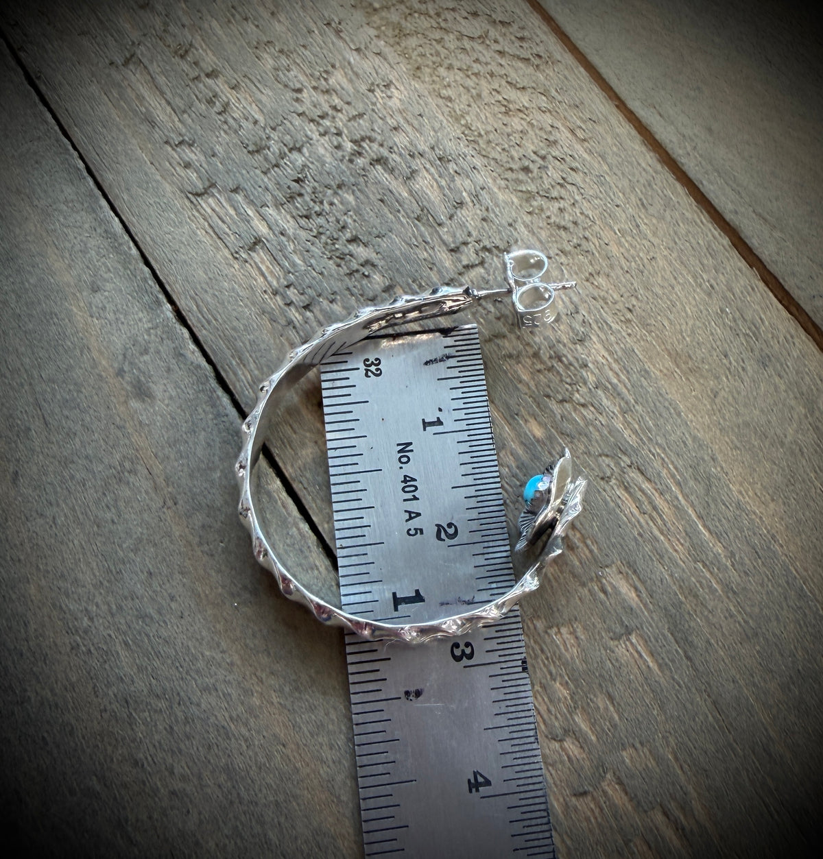 Hidden Flower with Turquoise #1