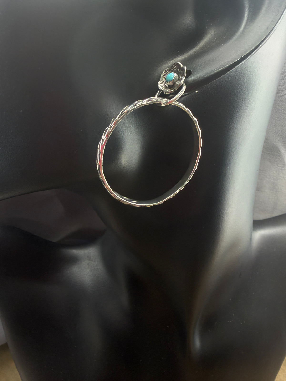 Prairie Flower with Turquoise Earring #2