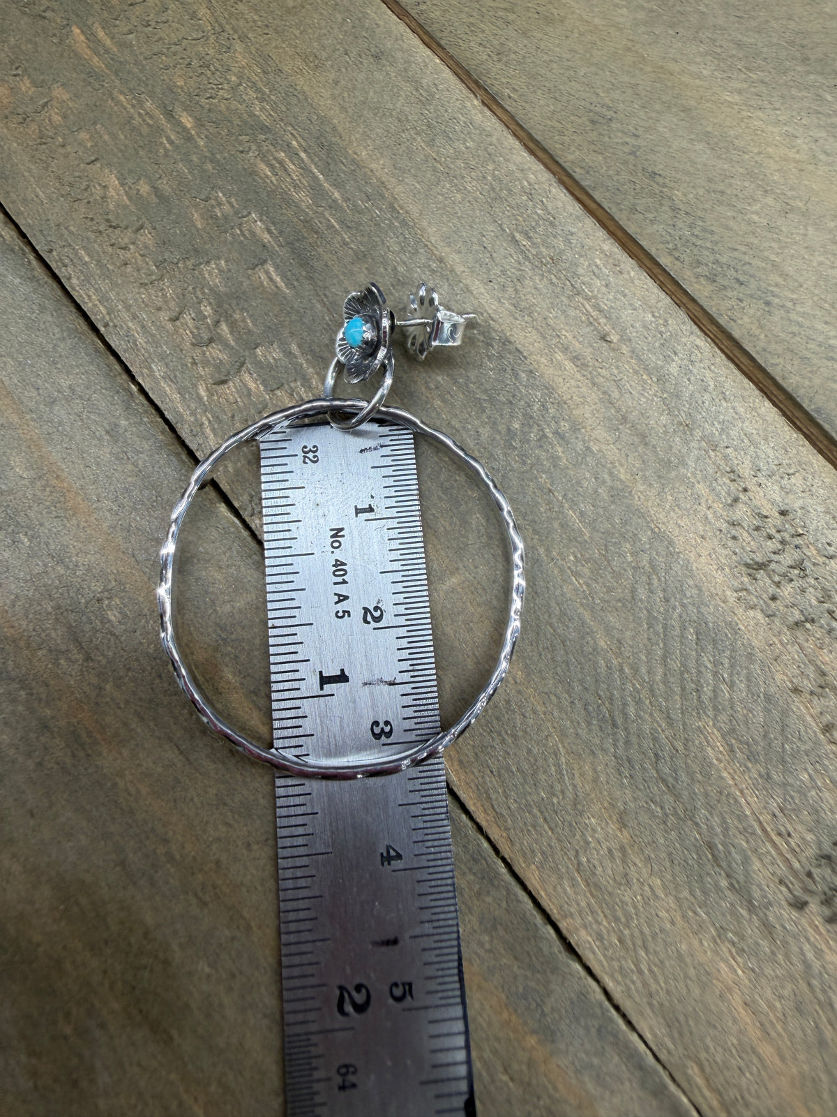 Prairie Flower with Turquoise Earring #2