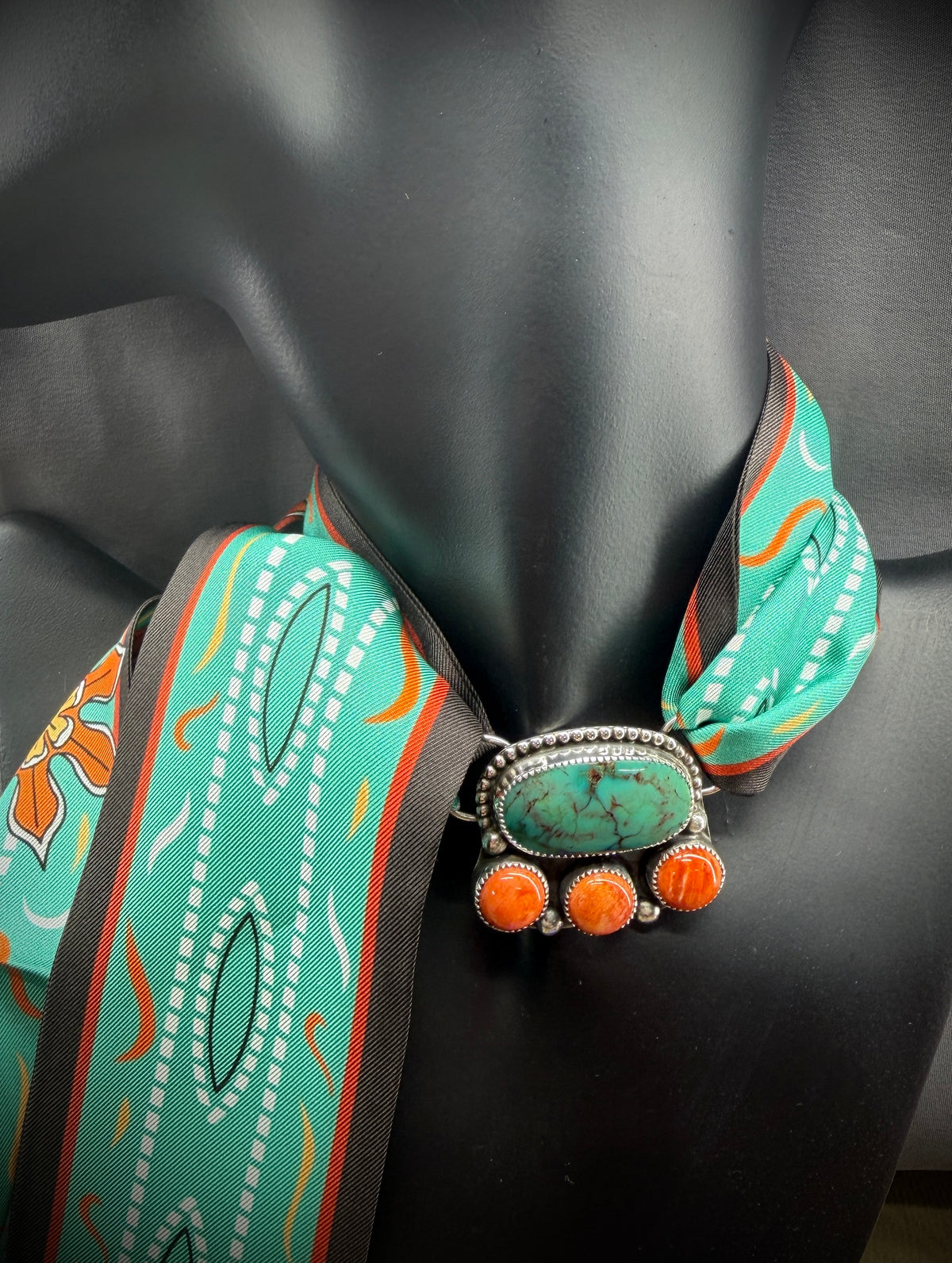 Turquoise and Spiny Oyster Twilly Slide (Twilly is included)