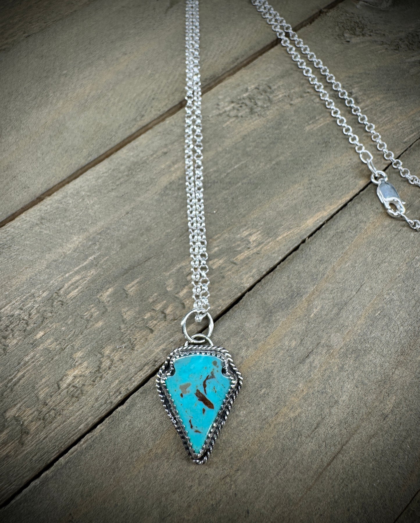 Turquoise Arrowhead Necklace