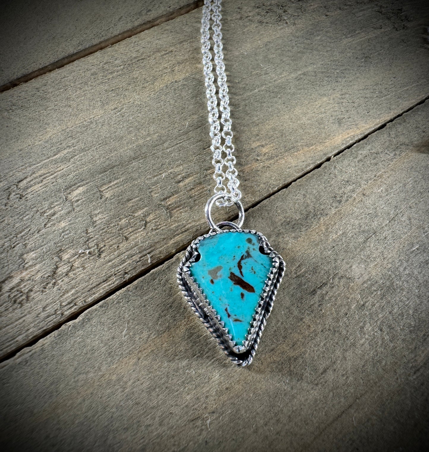 Turquoise Arrowhead Necklace
