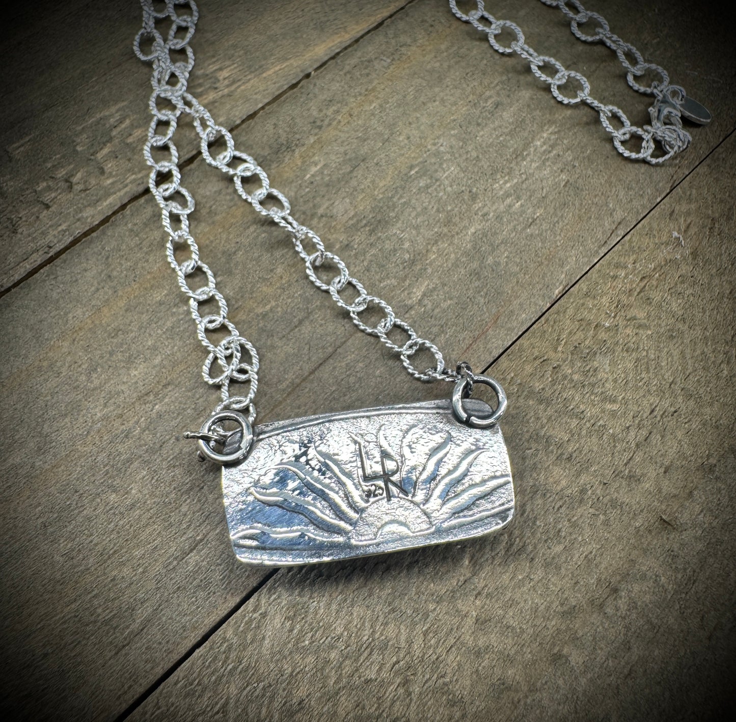 White Buffalo Bar Necklace