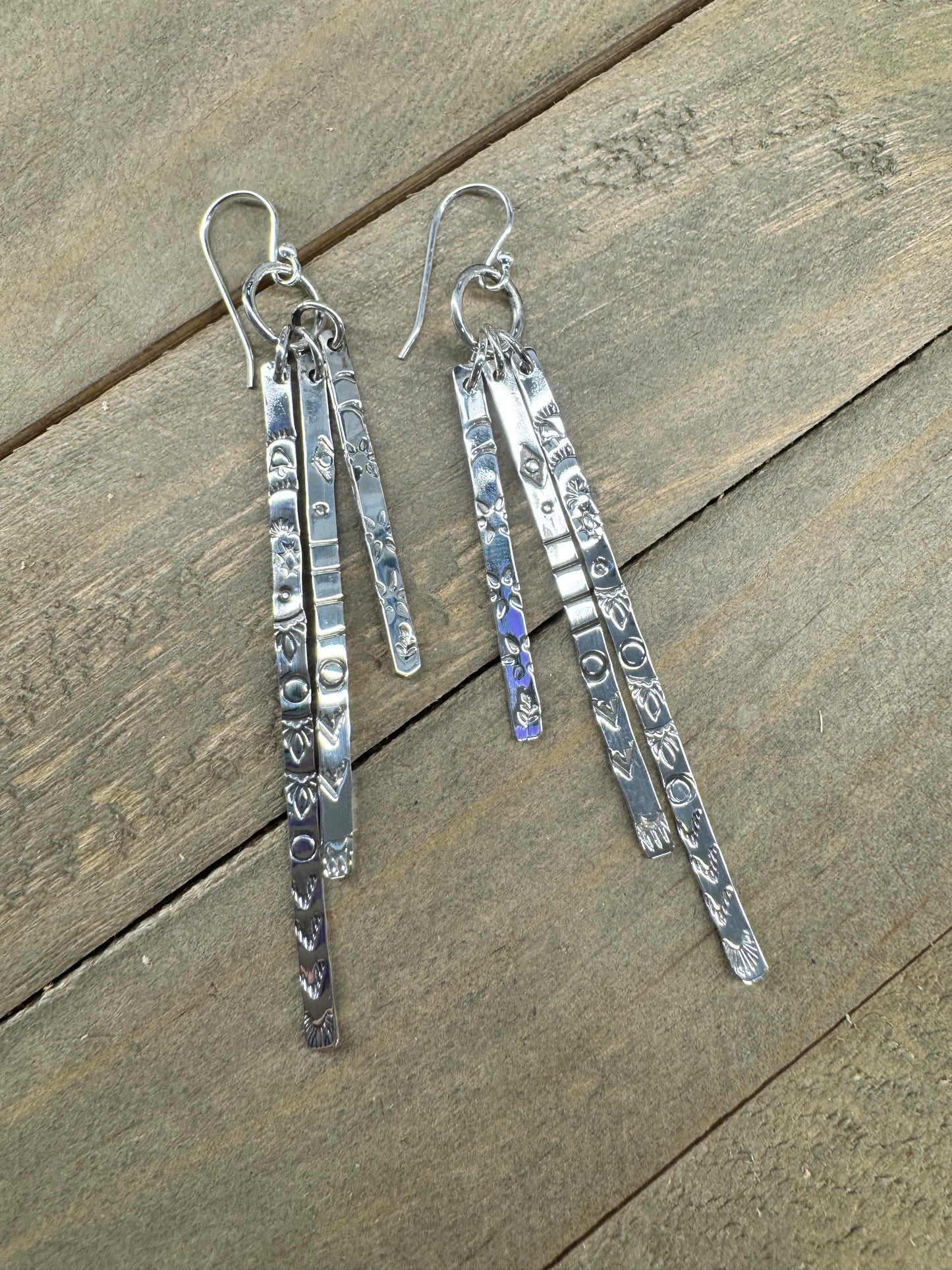 3 Bar Dangle Earrings