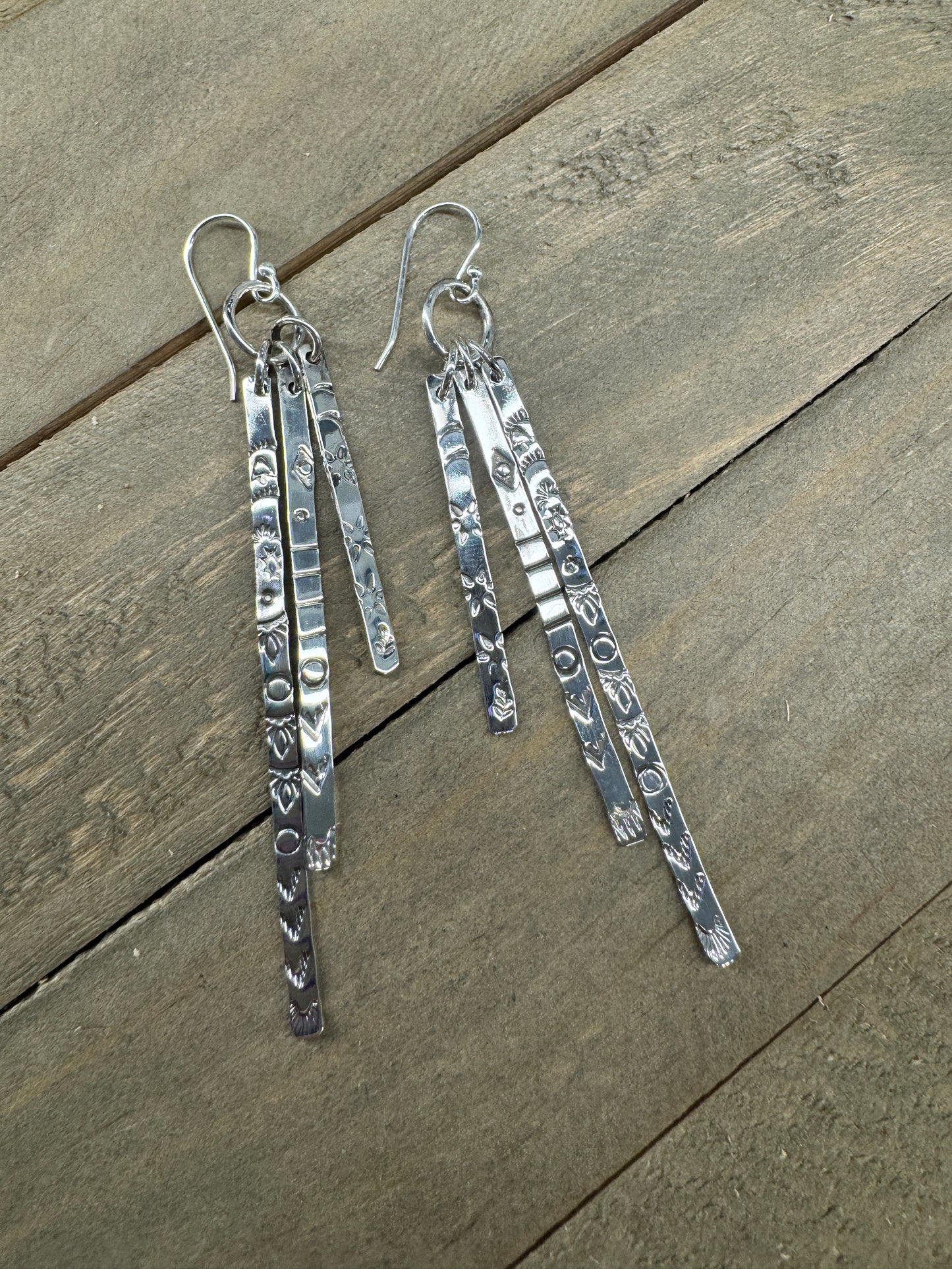 3 Bar Dangle Earrings